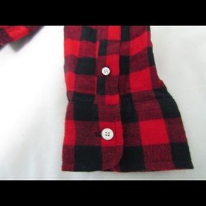 Red and black plaid shirt